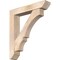 Ekena Millwork Balboa Slat Smooth Bracket w/ Offset Brace, Douglas Fir, 7 1/2"W x 40"D x 44"H BKT0806X40X44BOA06SDF - alternate 1
